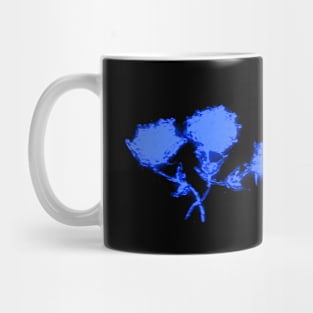 BLUE GLASS ROSES Mug